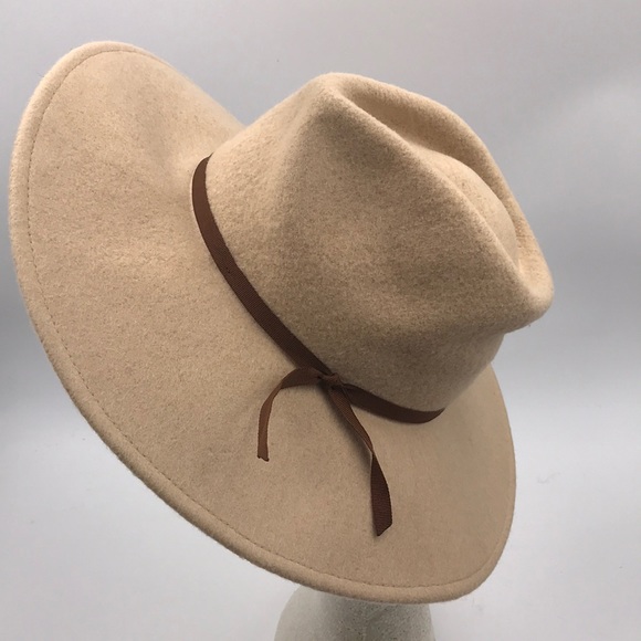 Brixton Ashley Wool Felt Hat Light Khaki - Picture 6 of 8